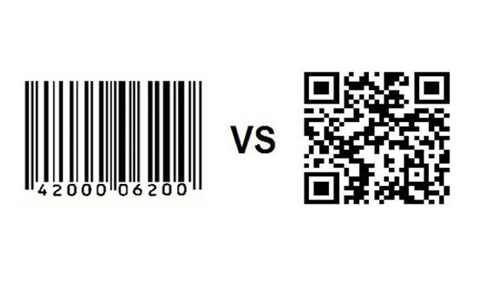 تفاوت کیو آر کد با بارکد UPC1D
